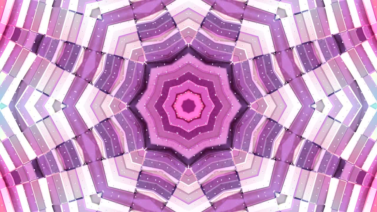 abstracto simple fondo 3d en color gradiente púrpura rojo, estilo low poly como fondo geométrico moderno o entorno matemático con efecto caleidoscópico. 4k uhd o bucle sin costuras fullhd. v10