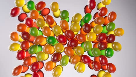 a pile of colorful, assorted candies