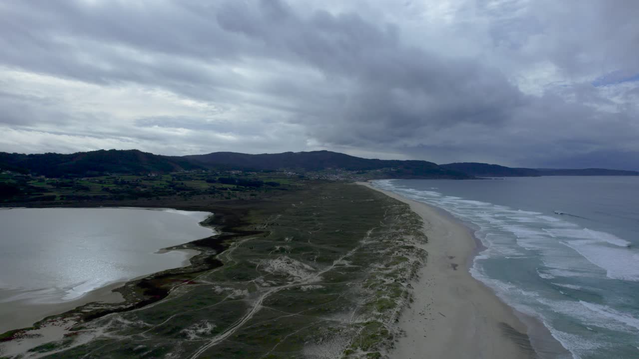 playa de baldaio, a coruña, españa
