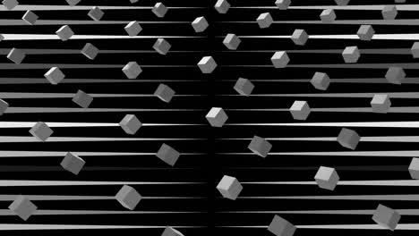 Animation-of-squares-in-black-background