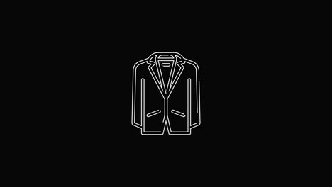 Icon-of-coat,-jacket,-shirt-transparent-background-with-Alpha-Channel