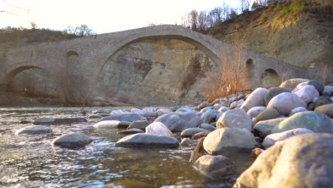 old stone bridge in greece