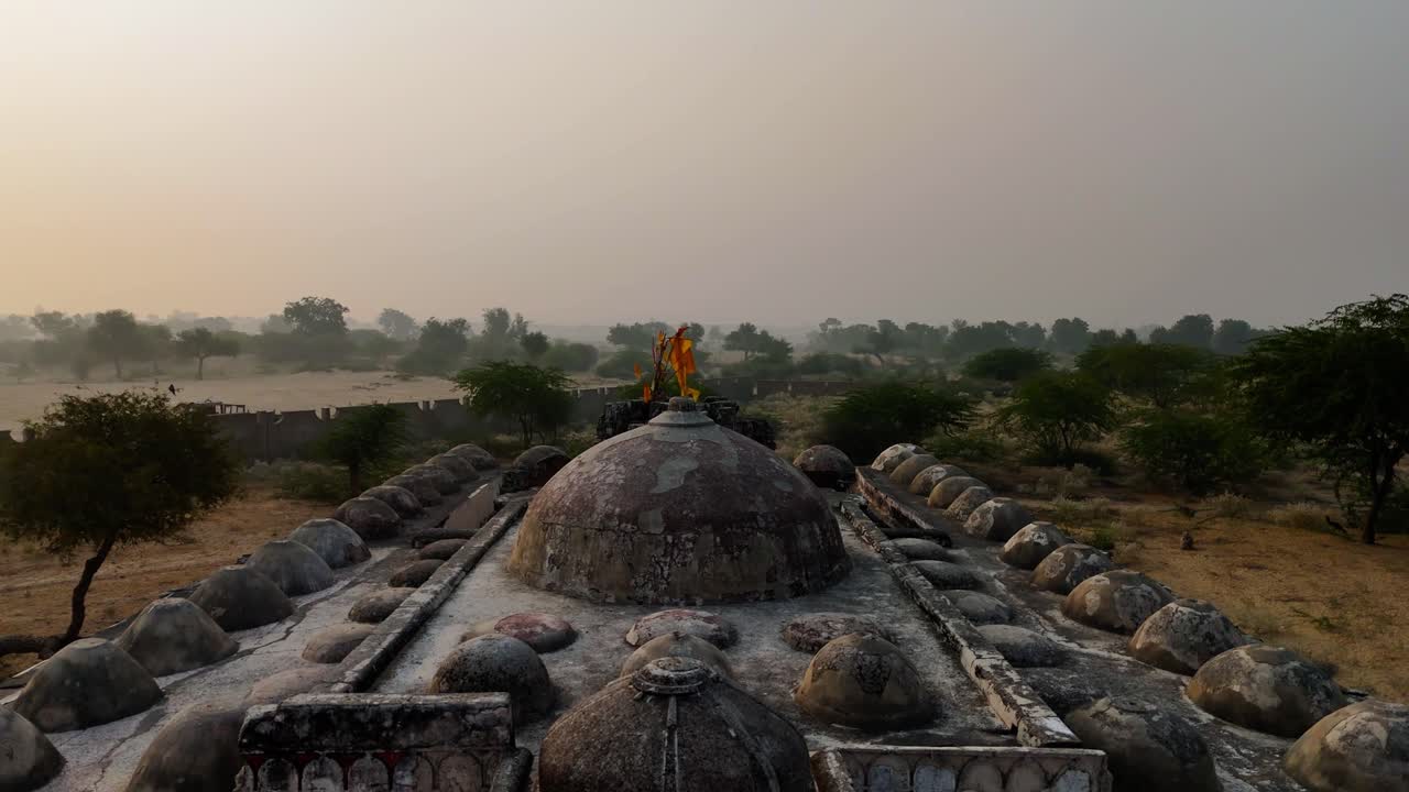 Echoes of Jainism Aerial 4K Drone Footage of Gori Temple in Pakistan