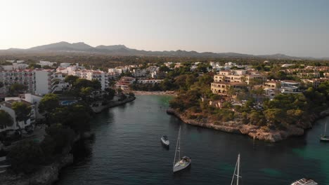 spain mallorca cala ferrera and cala esmeralda beaches at 4k 60fps and 30fps with a drone dji mavic air and action cam yi 4k+ shoots from above and below