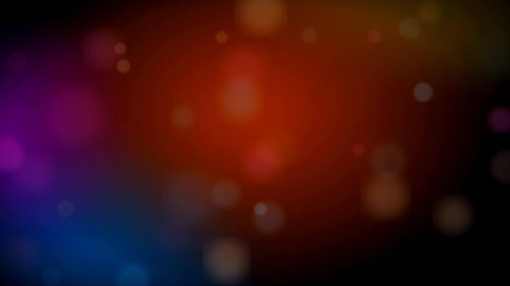 Abstract Background with Soft Glowing Colorful Bokeh Lights