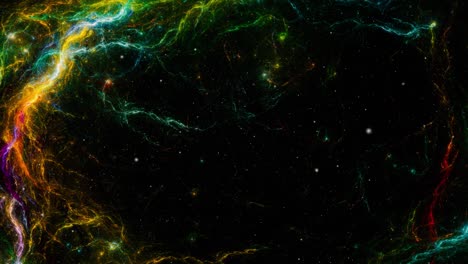 estrellas de fondo. volando por el espacio.