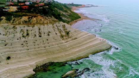 Costa-Realmonte-Escalera-De-Los-Turcos-Acantilado-Italia-Aéreo