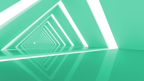 shiny triangle looped background infinity