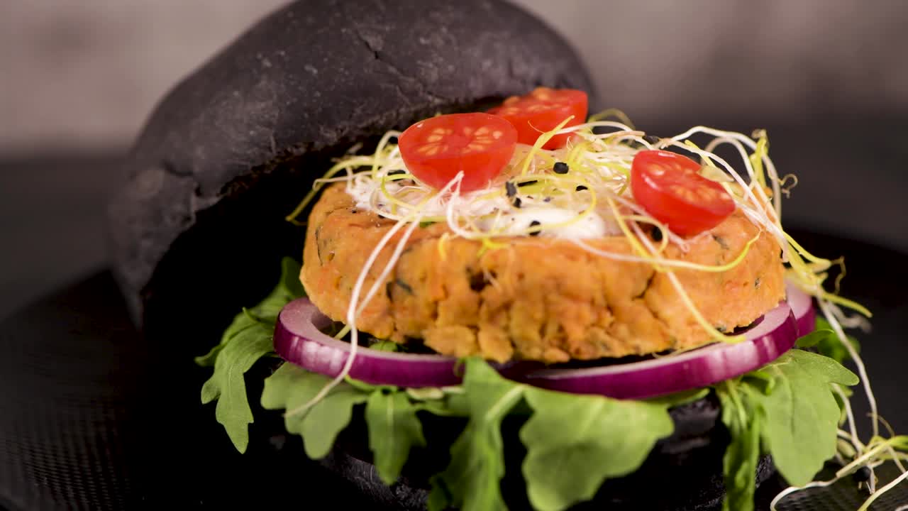 hamburguesas de verduras a la parrilla