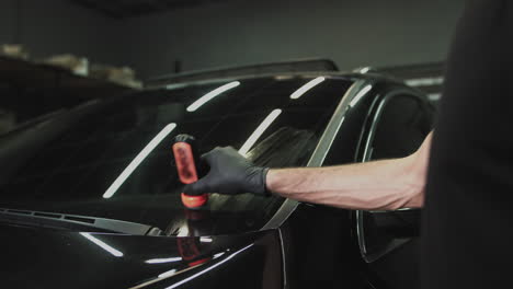 car window detailing