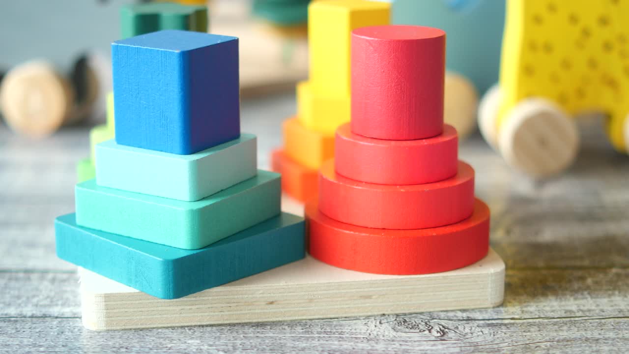 Wooden Stacking Toys for Toddlers