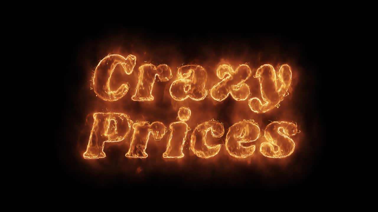 Crazy Prices - Burning Text