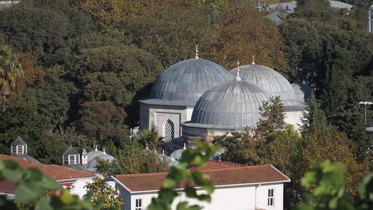 Osmanische Gräber in Istanbul