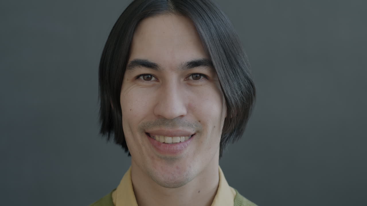 Portrait of a Smiling Asian Man