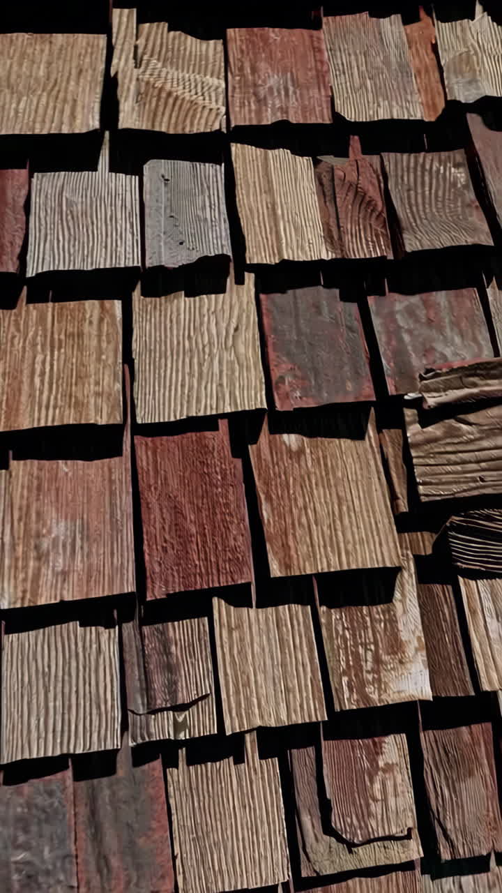 Wooden Shingle Roof Texture