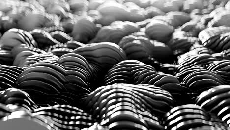 abstract waveform. 4k uhd animation.
