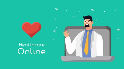 online healthcare consultation with doctor