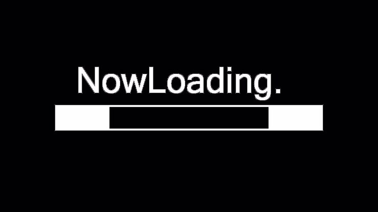 Install loading loading Text animation 1080p - 30 fps - Alpha Channel