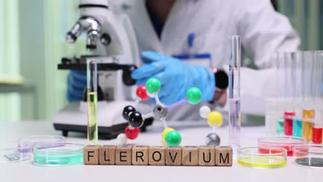 chemical research on flerovium in a laboratory setting