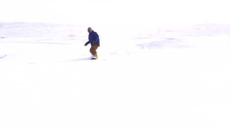 cinematic ikon epic pass holder colorado cold smoke below freezing snowboarder powder fresh snow turns butter early frozen crisp morning stunning beautiful super slow motion follow pan movement