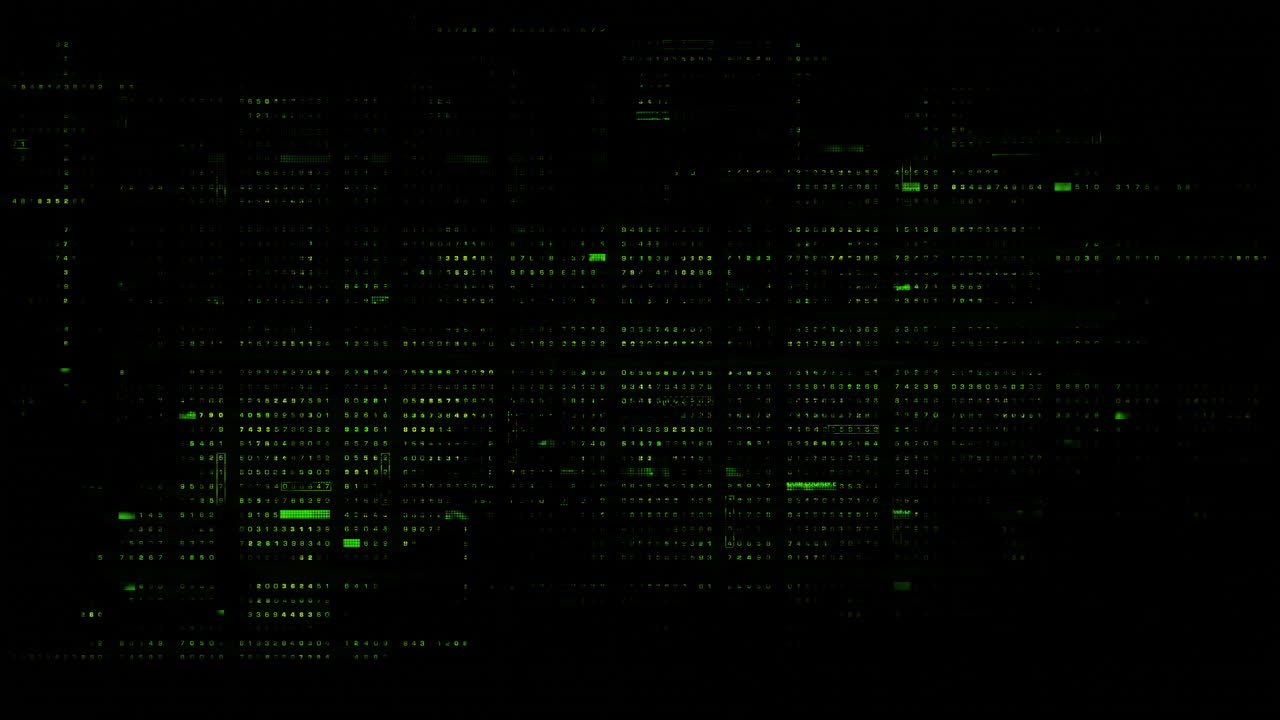 matriz de datos de desenfoque abstracto futurista, meta, metaverso, telemetría y visualización de números cifrados con simulación de partículas en el entorno del ciberespacio para el fondo de visualización frontal