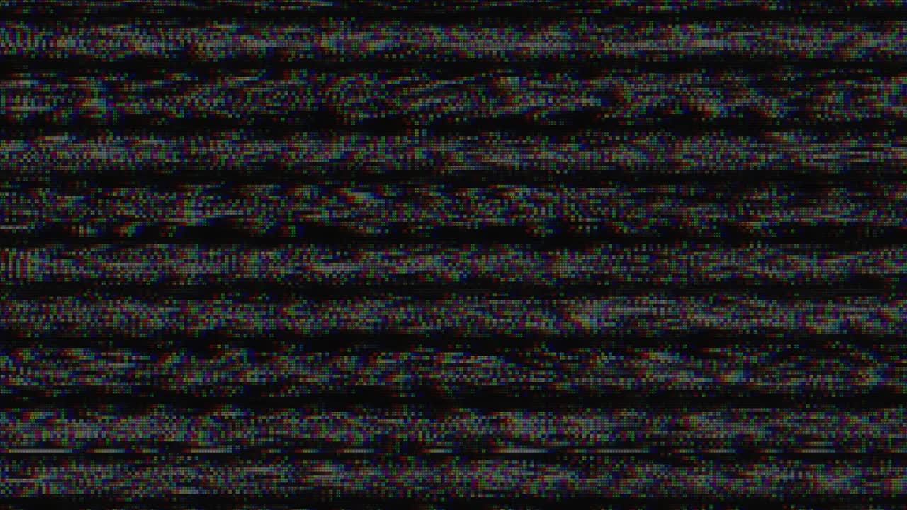 Unique Design Abstract Digital Animation Pixel Noise Glitch Error Video Damage