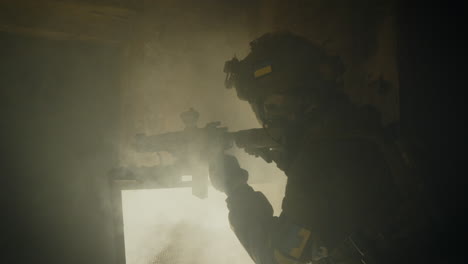ukrainian soldier in combat