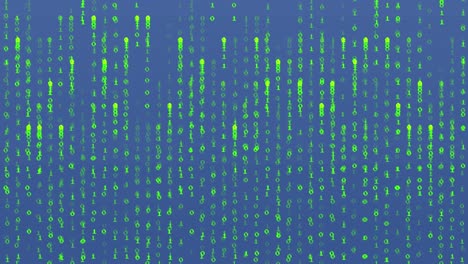 Animation-of-binary-coding-data-processing-over-blue-background