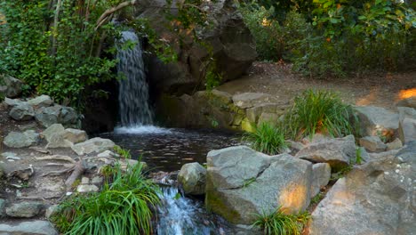 un arroyo que fluye entre las piedras