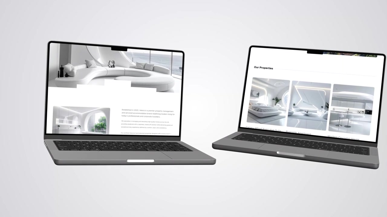 Professional Laptop Showcase Mockup