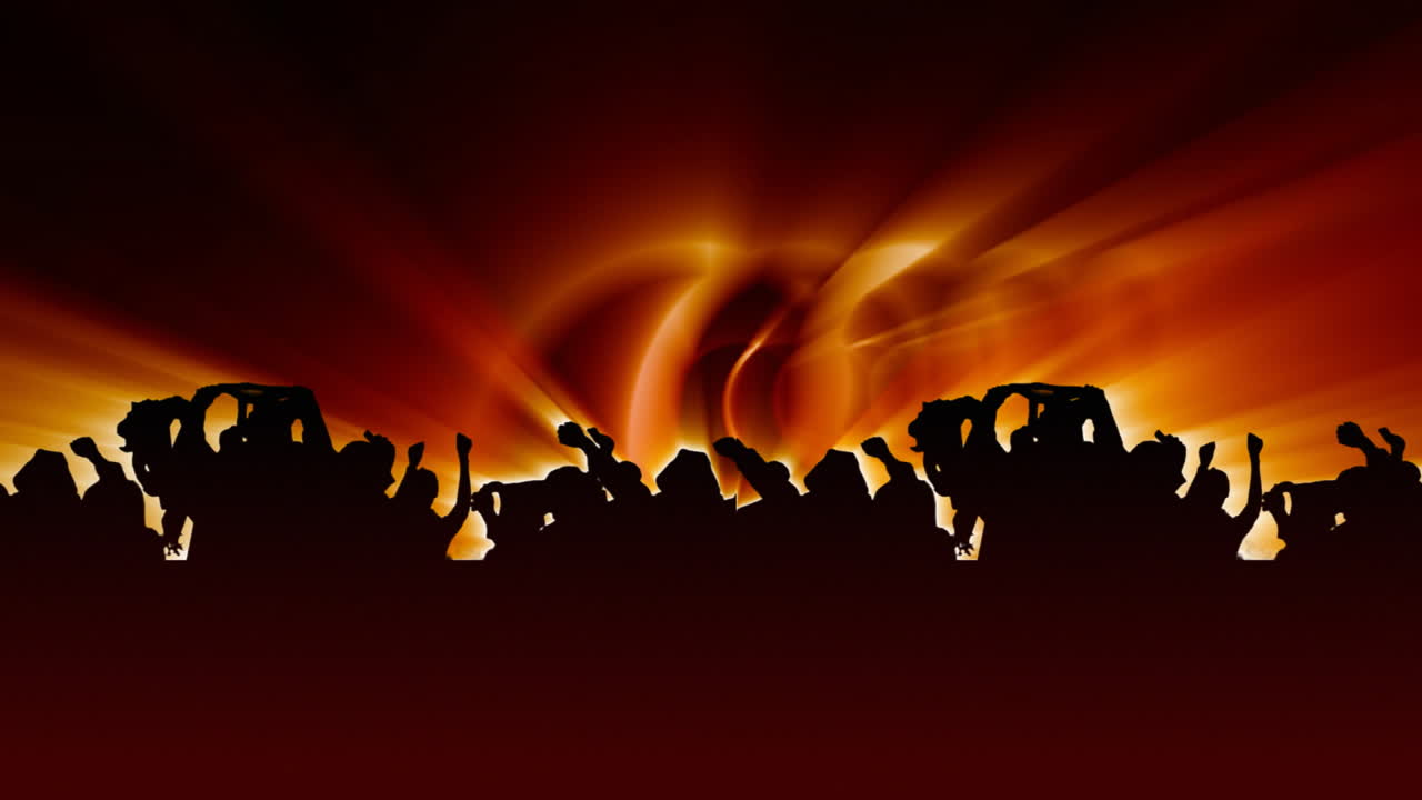 군중 들 의 환호 (6)