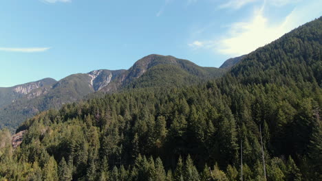 Drone-of-tree-covered-mountains-in-BC-Canada