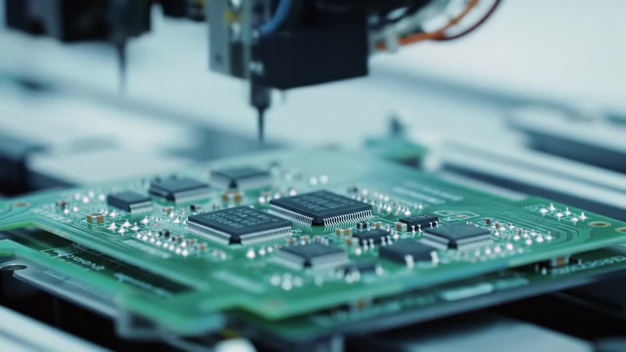 자동 회로 보드 조립 과정