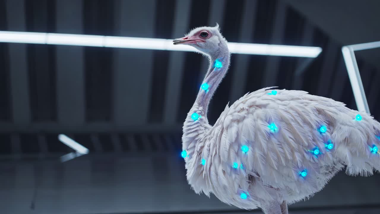 Futuristic Ostrich