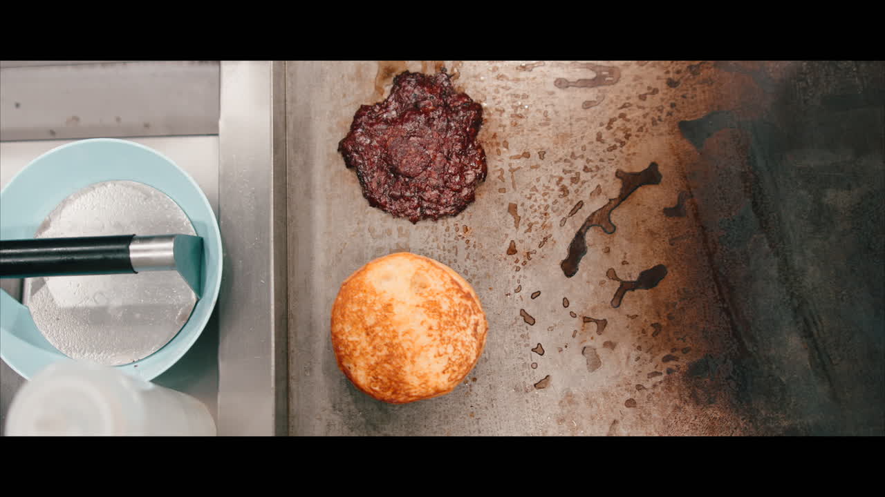 Pancake on a griddle