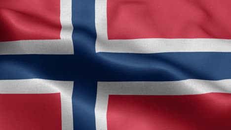 waving loop 4k national flag of norway