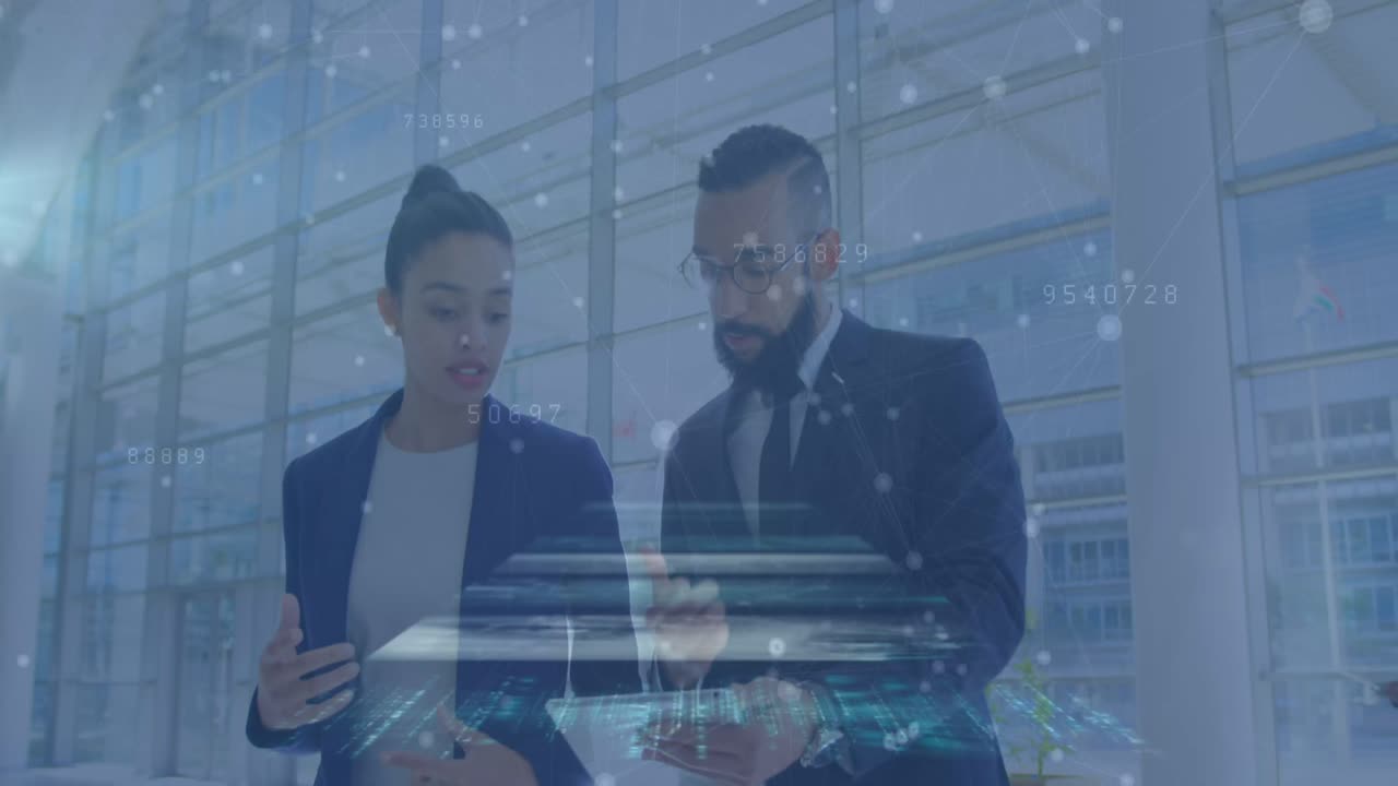 다양한 사업가들이 이야기하는 데이터 처리의 애니메이션