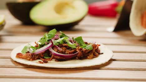 delicious carnitas taco