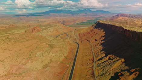 breath-taking view of marvelous national park in united states. beautiful cumulus clouds accumulating over wonderful rock canyons.