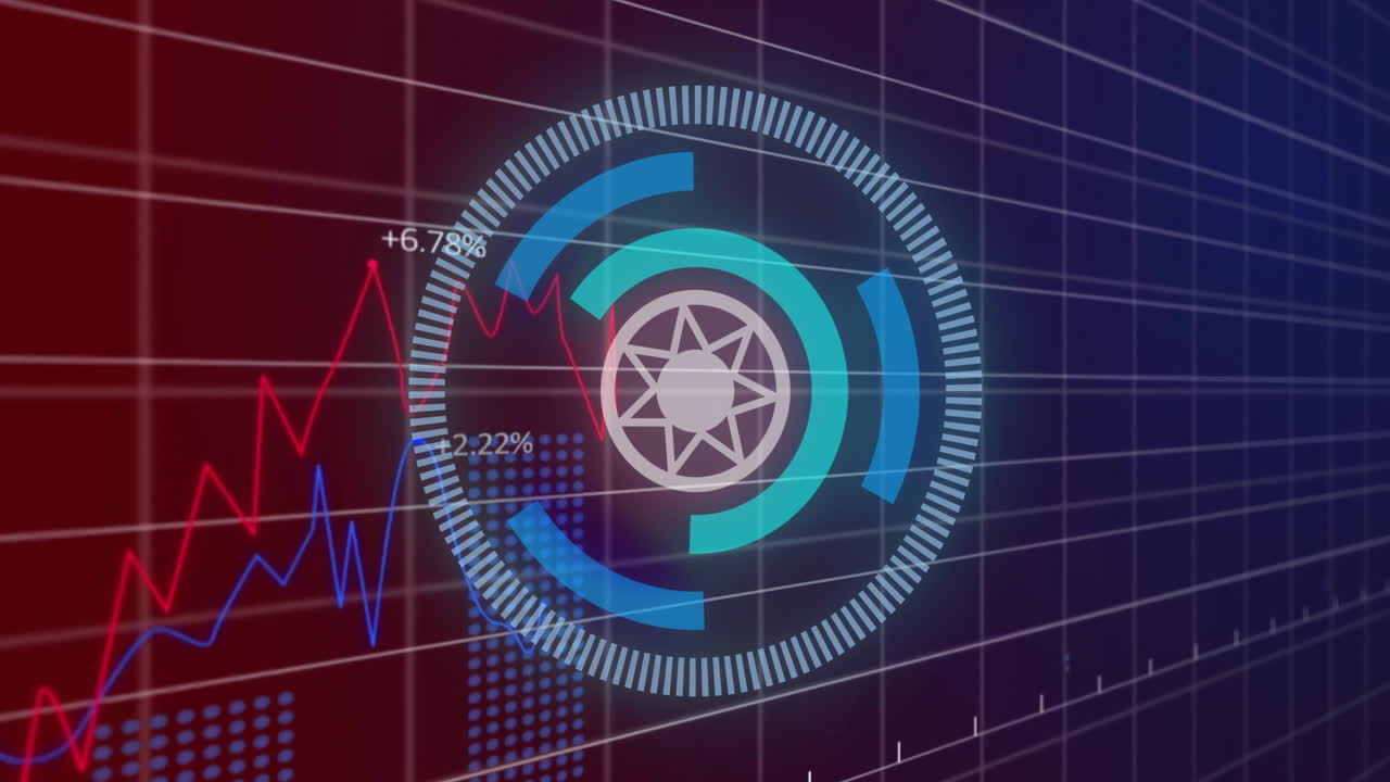 Animation of scope scanning and data processing