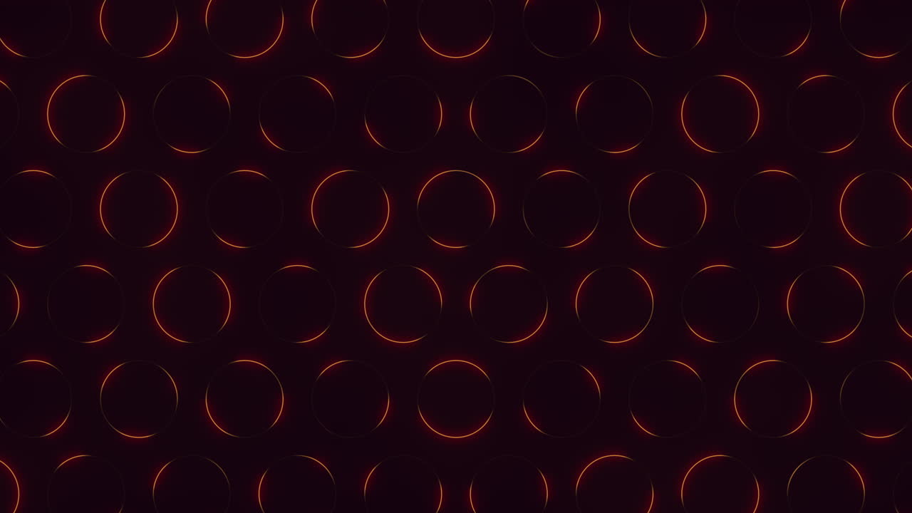 Red circles on black background a mesmerizing pattern of geometric beauty