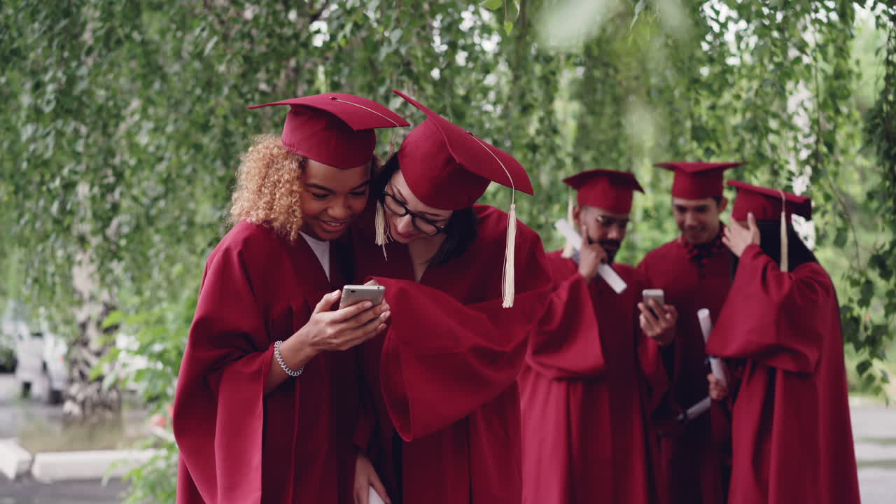 Graduates Taking a Selfie