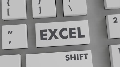 excel button pressing on keyboard