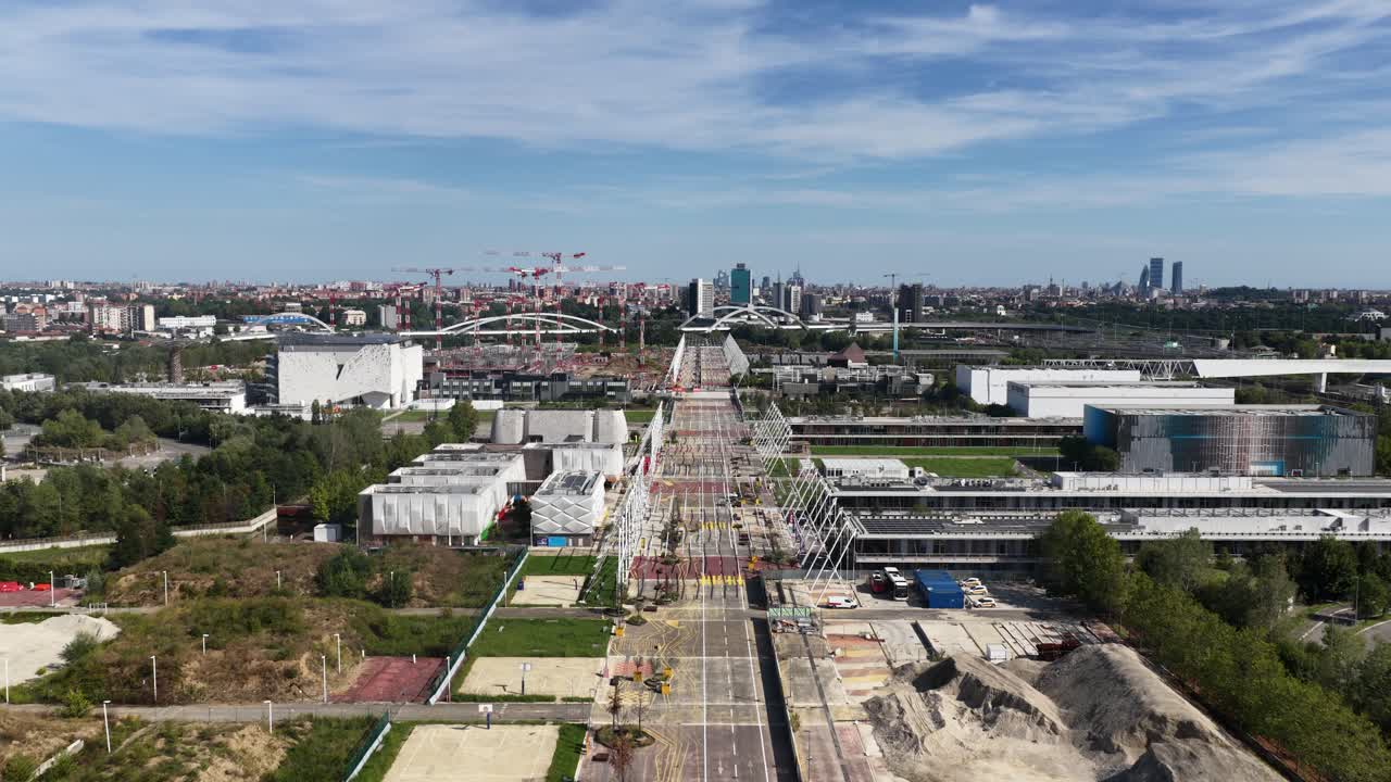 Milan innovation district. Business, innovation, research and knowlegde hub. Science technology park. Under construction