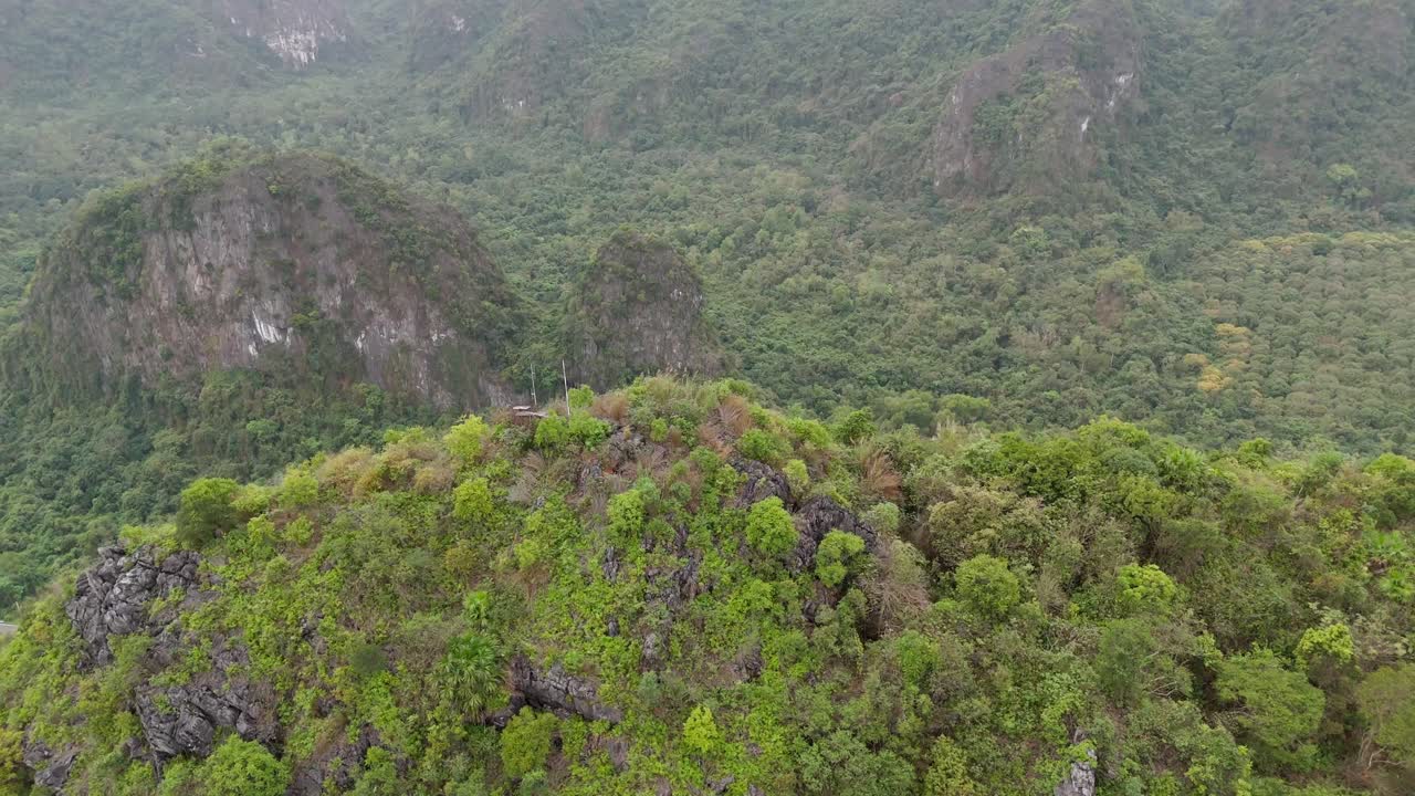 аэропортный вид национального парка кат-ба во вьетнаме
