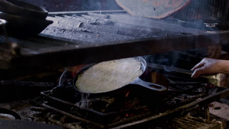 person cooking latin food