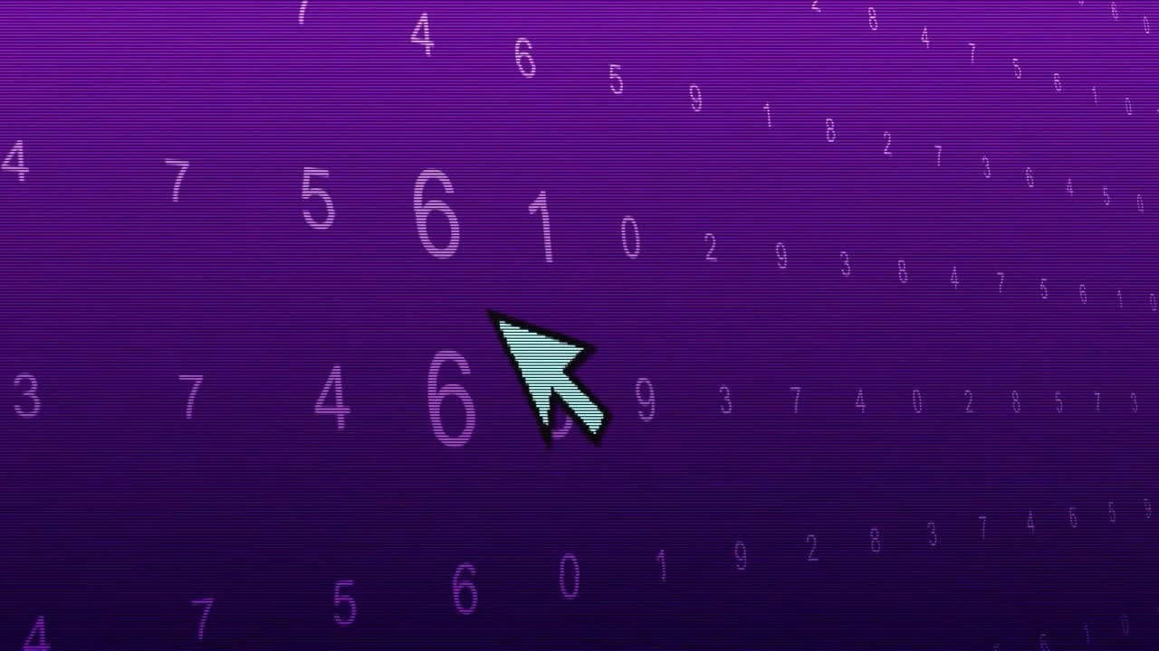 Dynamic Retro Cyber Grid with Glitchy Video Frames