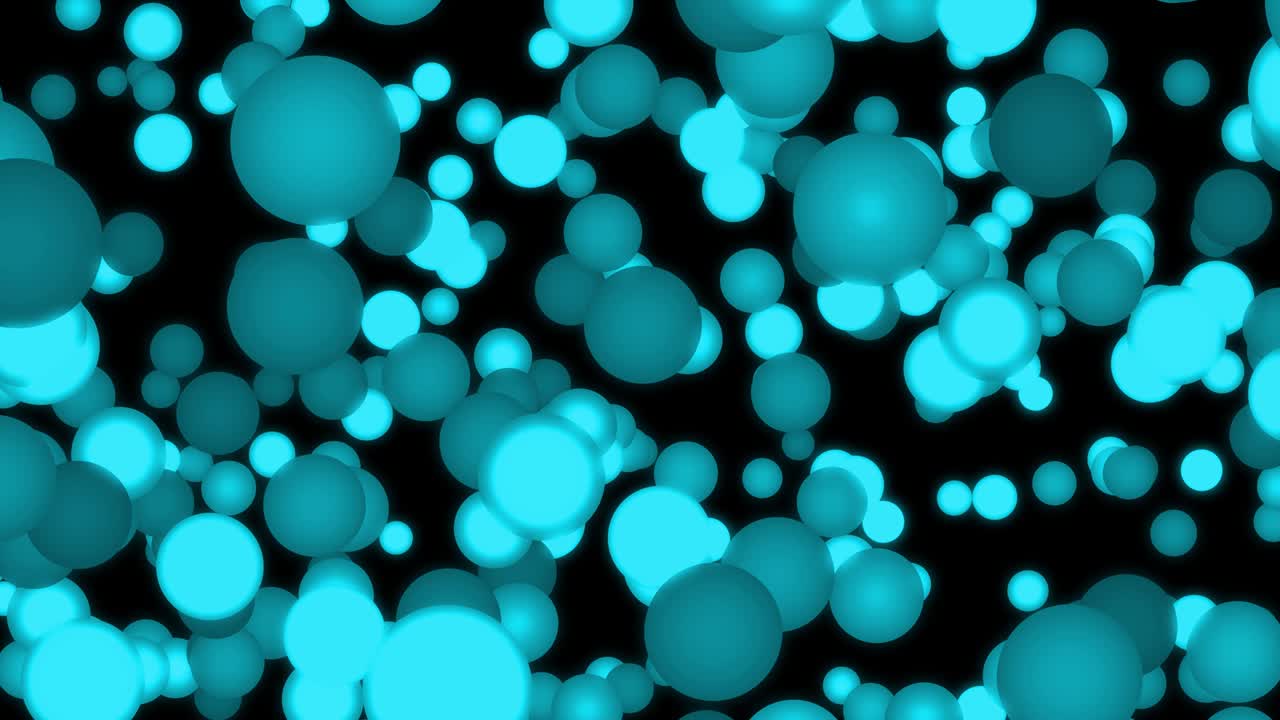 Large size dot ball moving animation motion graphics