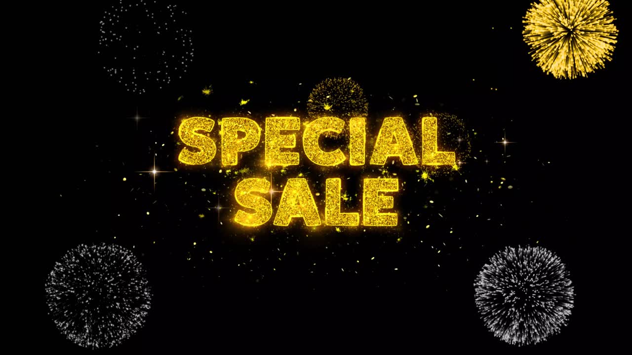 Special Sale Fireworks Graphic Design