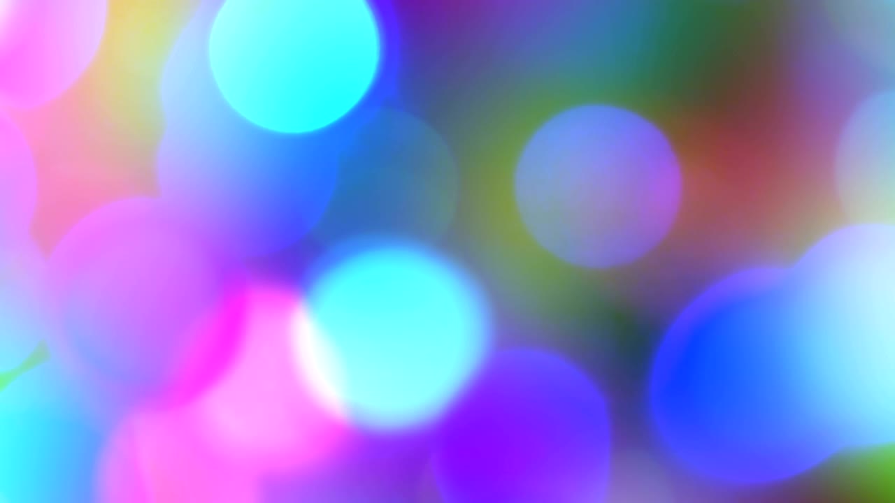 다채로운 bokeh 빛